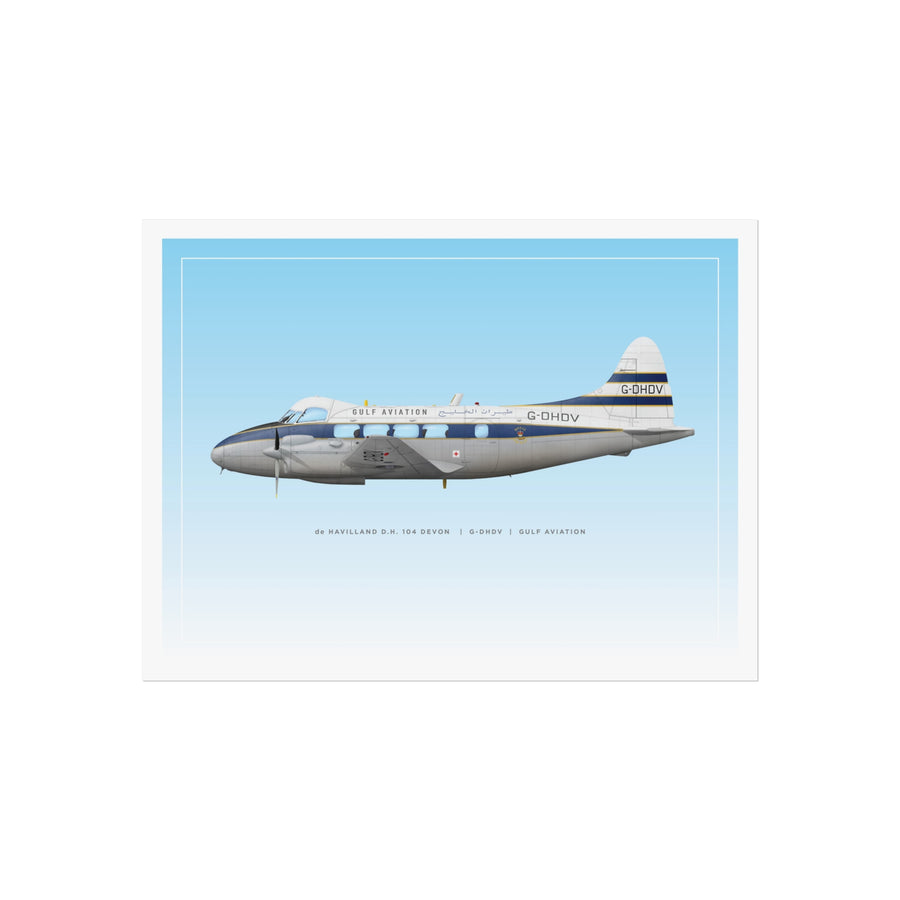 de Havilland Devon - Fine Art Poster