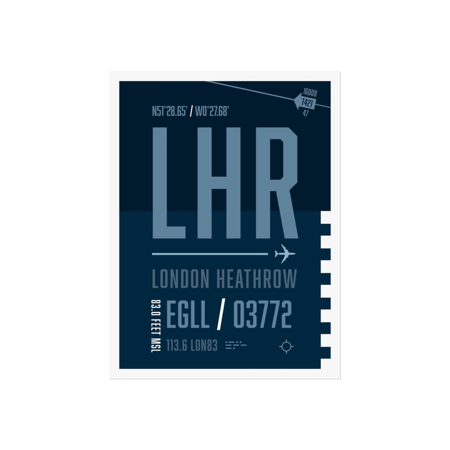 Heathrow Airport - Fine Art Poster