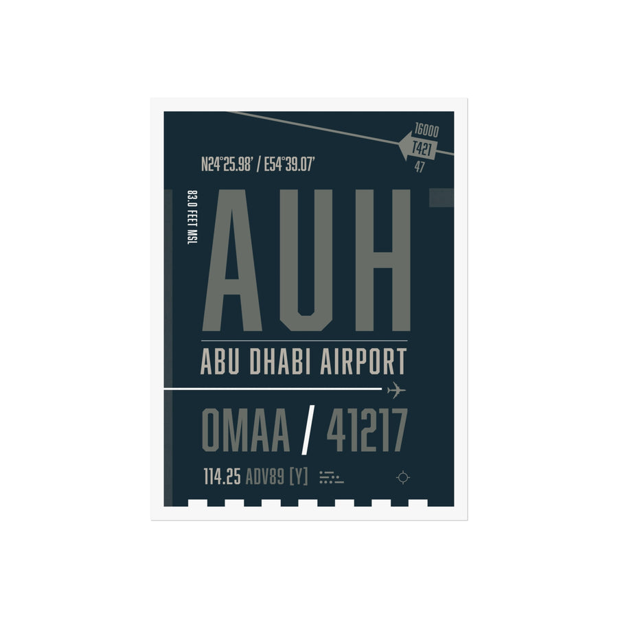 Abu Dhabi International - Fine Art Poster