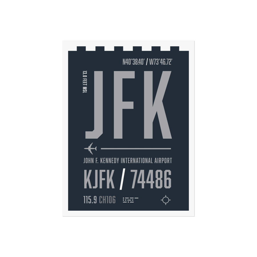 JFK International Airport - Fine Art Poster