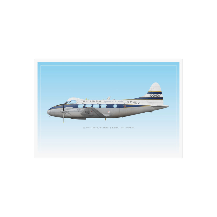 de Havilland Devon - Fine Art Poster