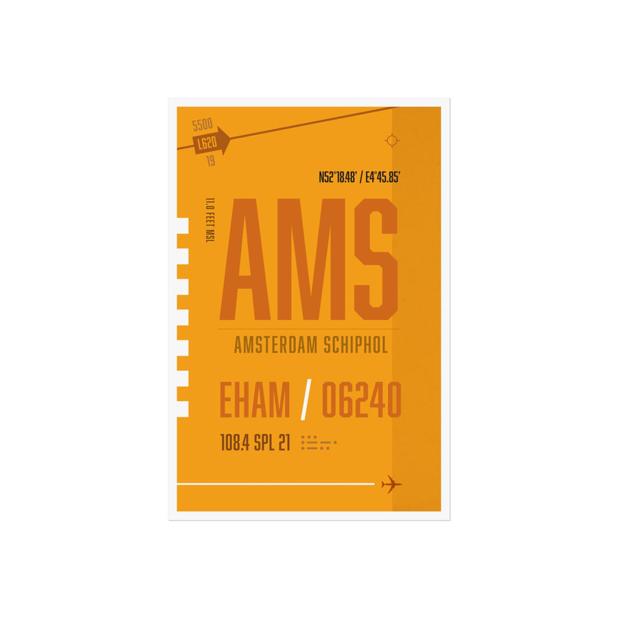 Amsterdam Schiphol - Fine Art Poster
