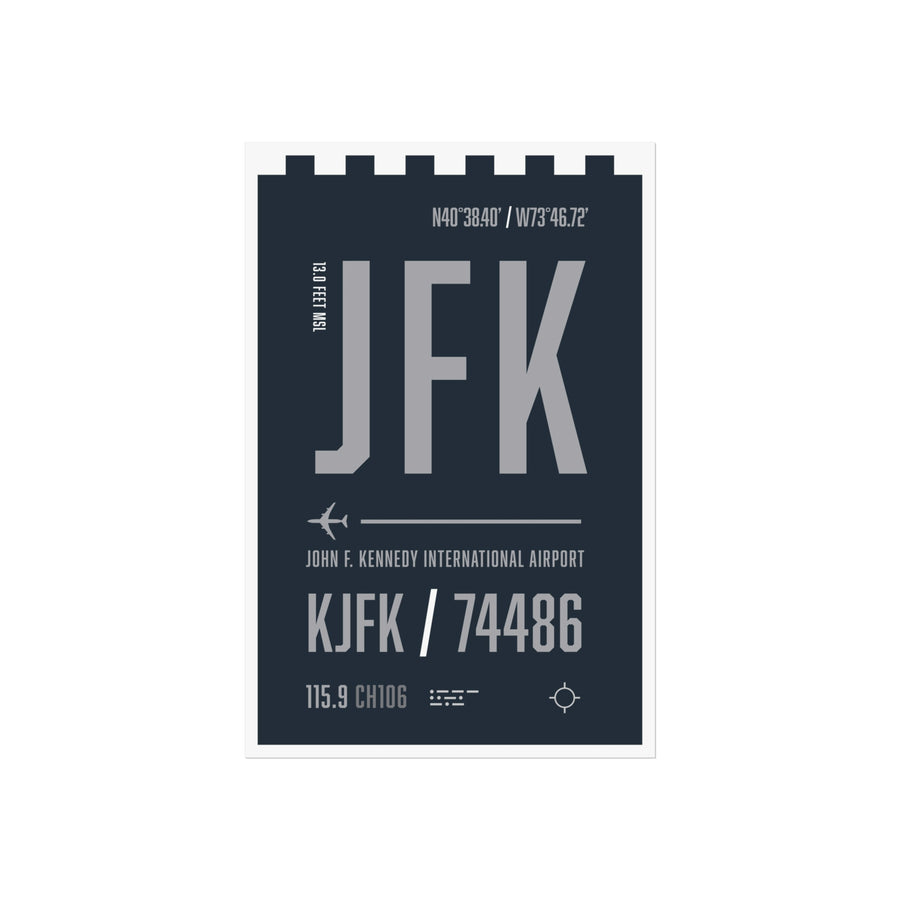 JFK International Airport - Fine Art Poster