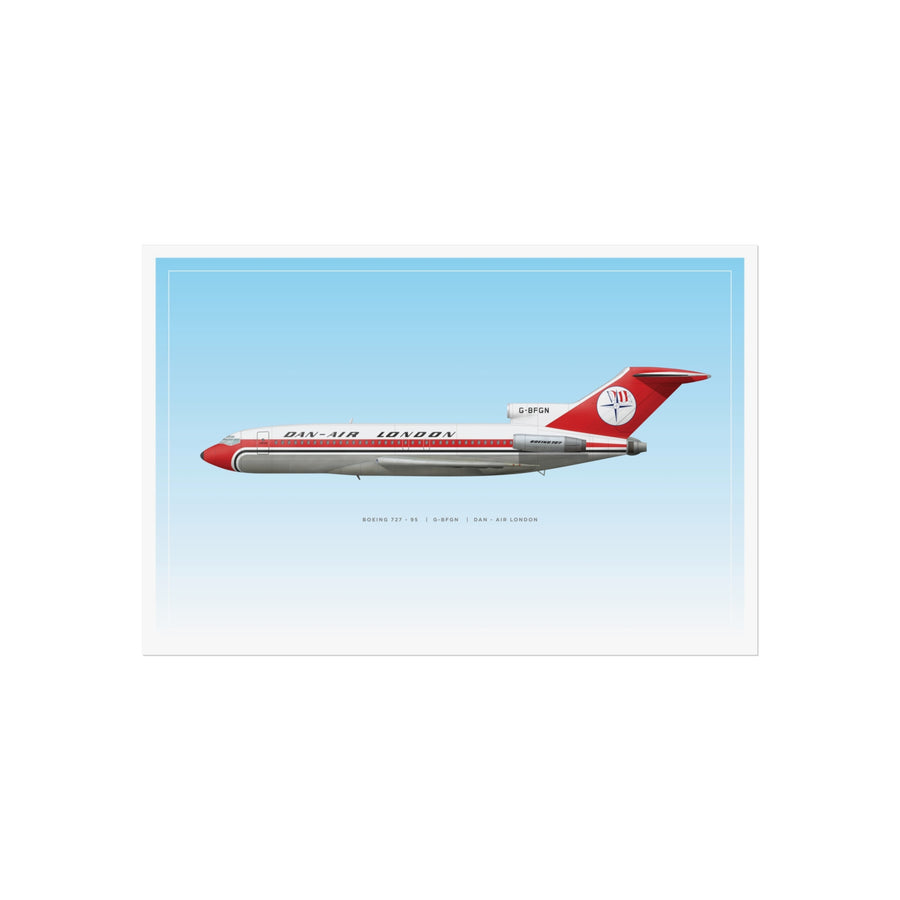 Boeing 727 - 95 - Fine Art Poster