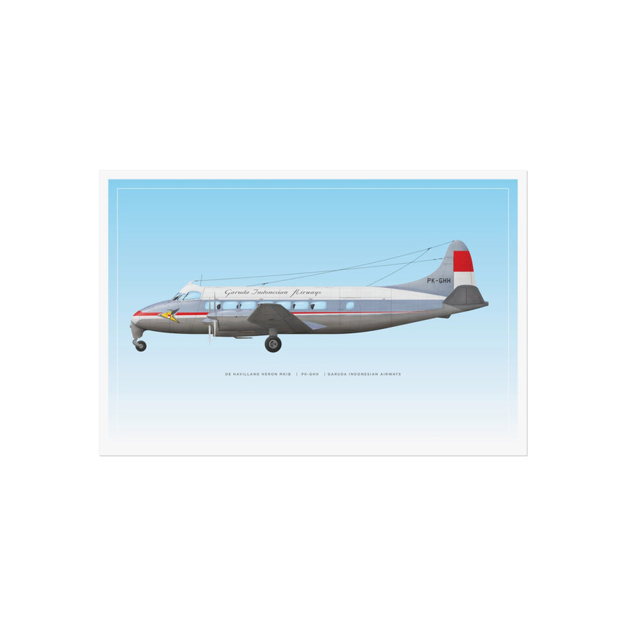 de Havilland Heron - Fine Art Poster