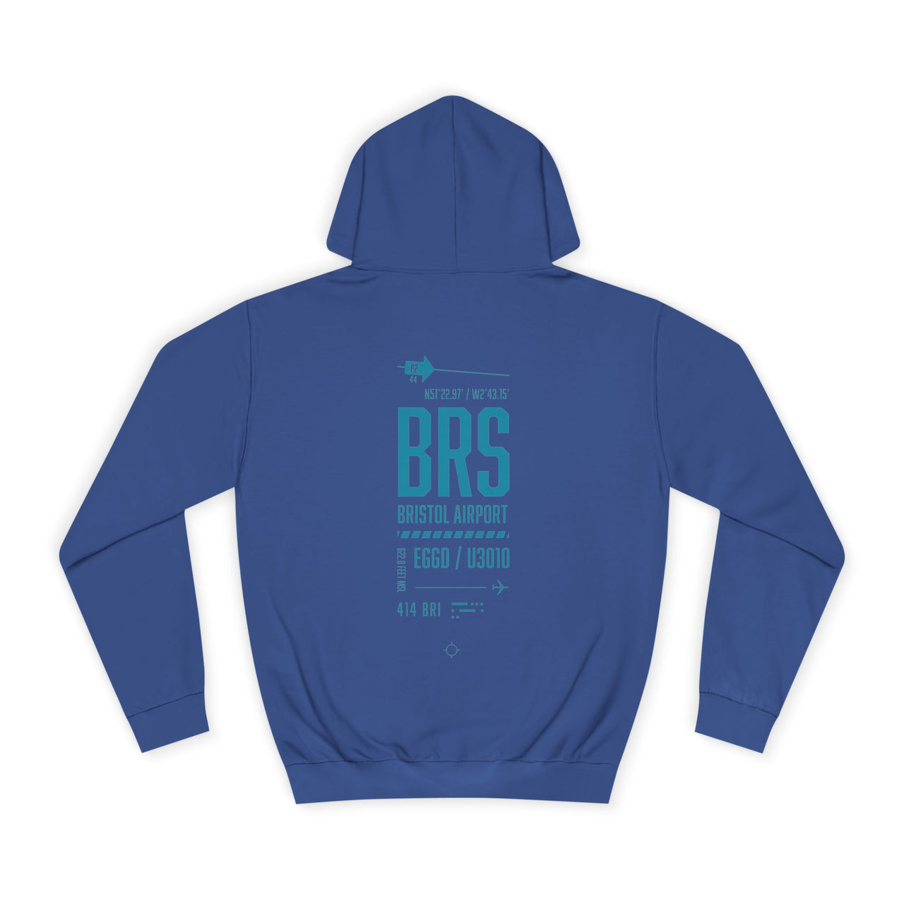 Bristol Airport -  Hoodie printed on back