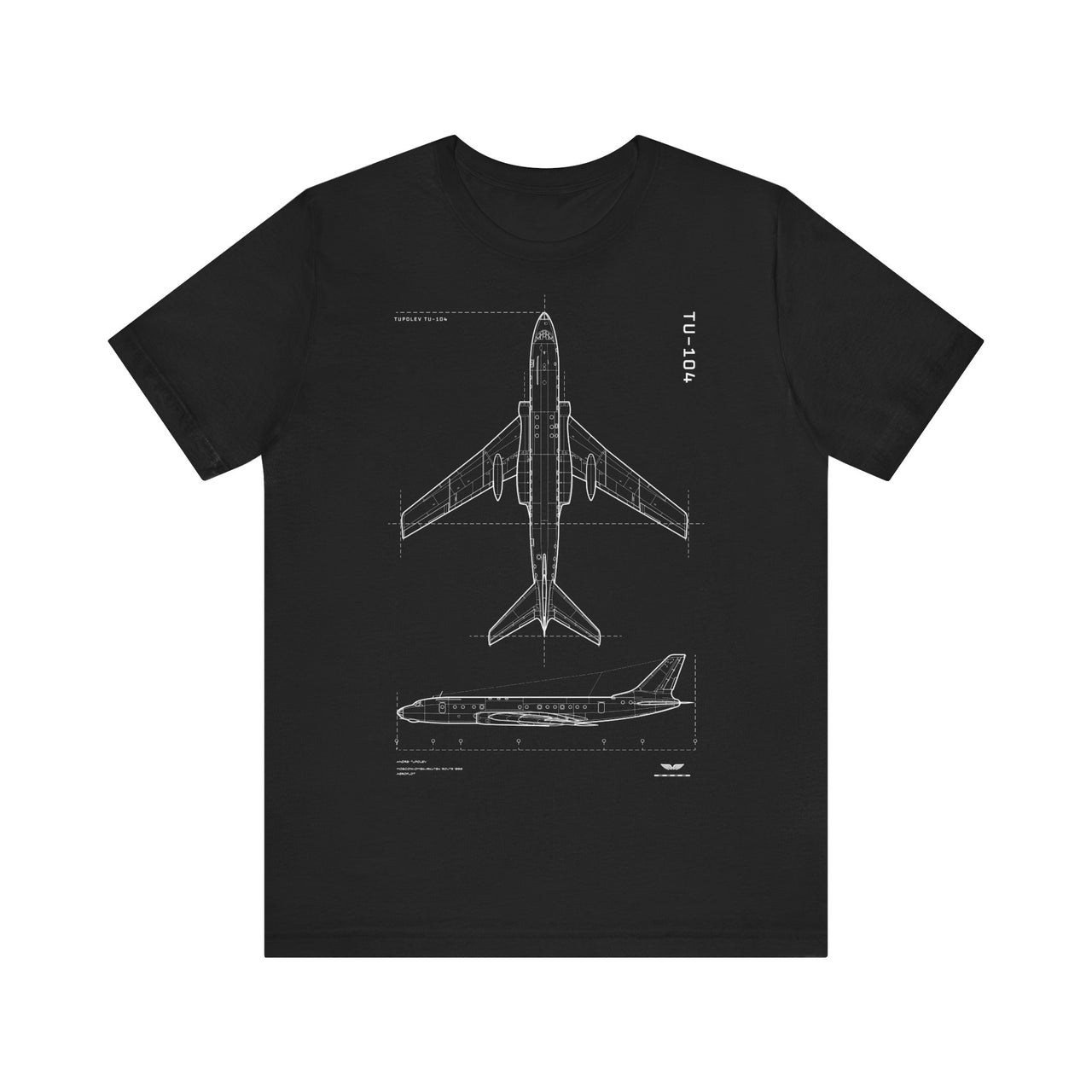 Tupolev Tu-104 - T-shirt