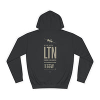 Thumbnail for Luton Airport -  Hoodie printed on back