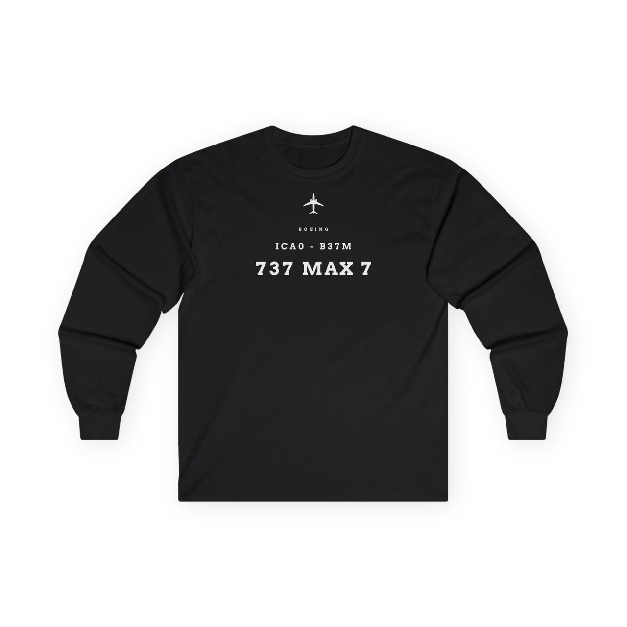 Boeing 737 Max 7 Designator - Long-sleeve T-shirt