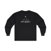 Thumbnail for Boeing 737 Max 7 Designator - Long-sleeve T-shirt
