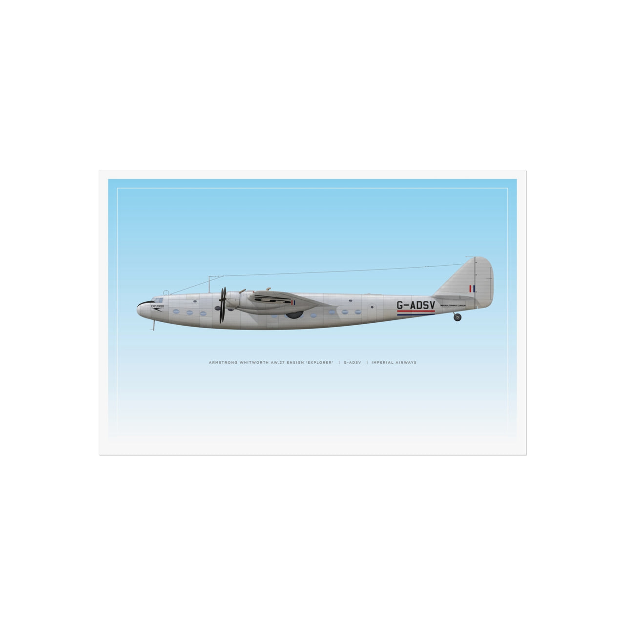 AW Ensign -  Fine Art Poster
