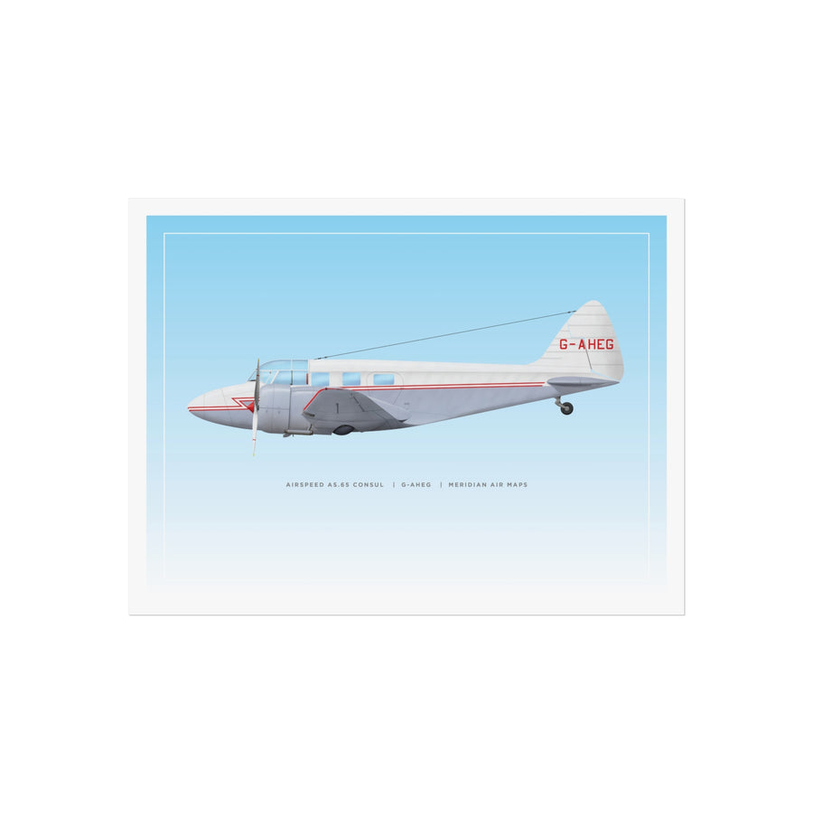 Airspeed Consul -  Fine Art Poster