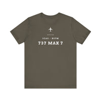Thumbnail for Boeing 737 Max 7 Designator - T-shirt