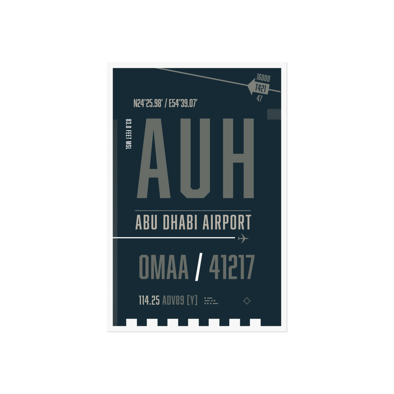 Abu Dhabi International -  Fine Art Poster