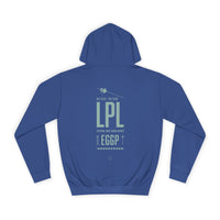 Thumbnail for Liverpool John Lennon Airport -  Hoodie printed on back