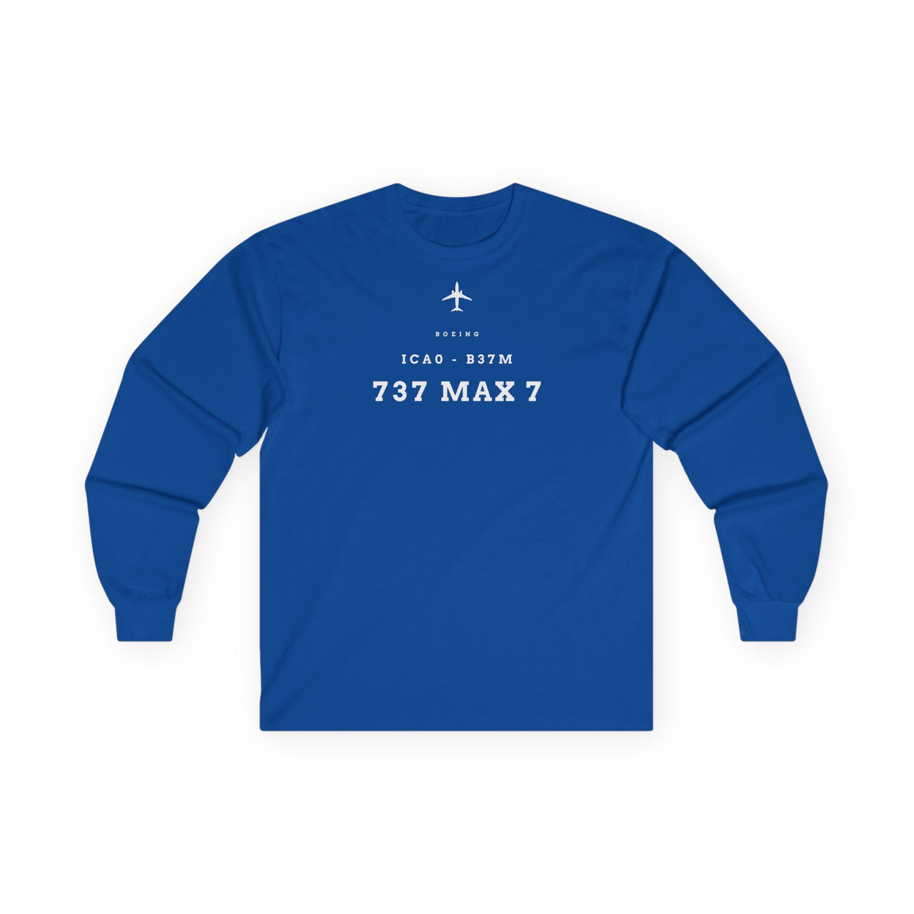 Boeing 737 Max 7 Designator - Long-sleeve T-shirt