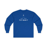 Thumbnail for Boeing 737 Max 7 Designator - Long-sleeve T-shirt
