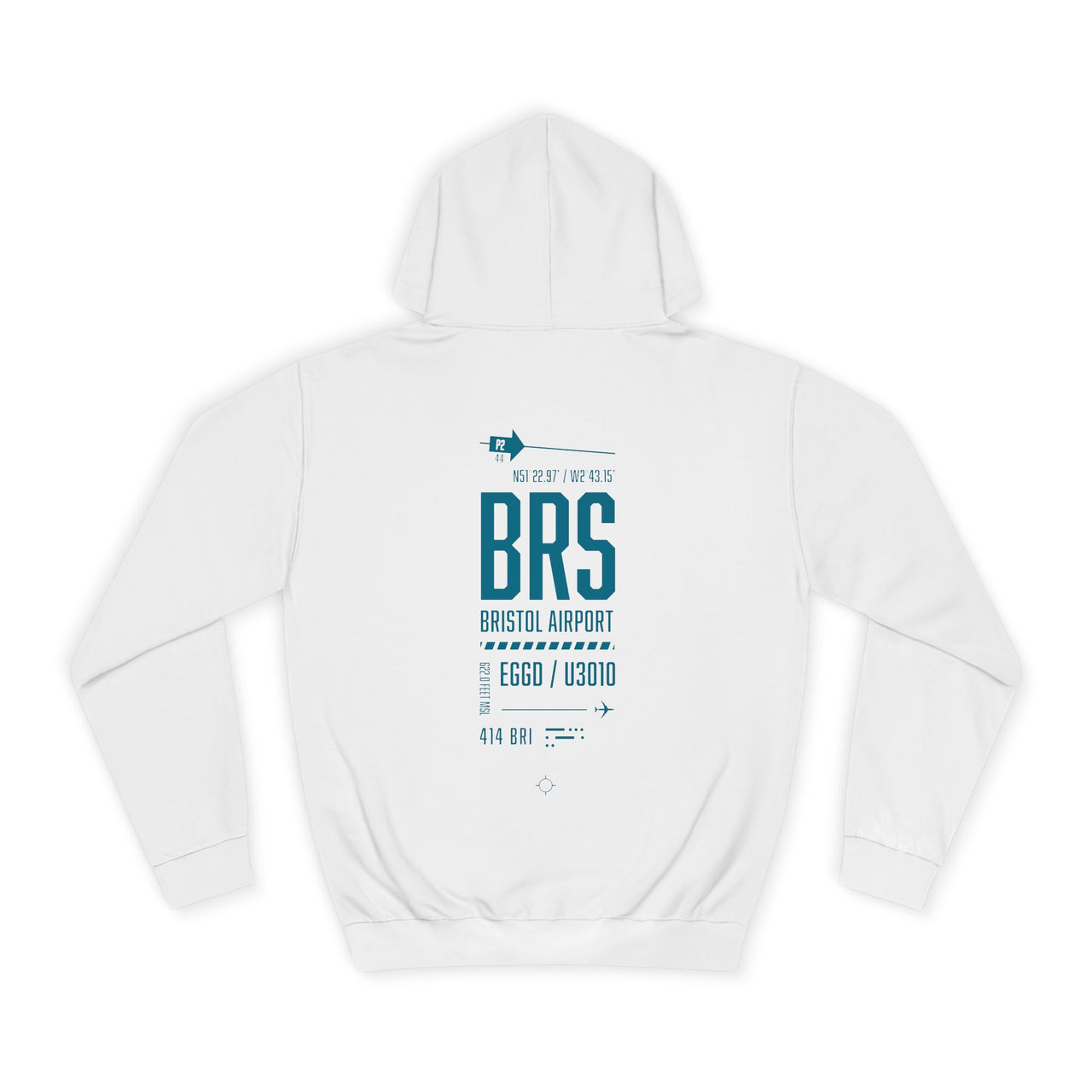 Bristol Airport -  Hoodie printed on back