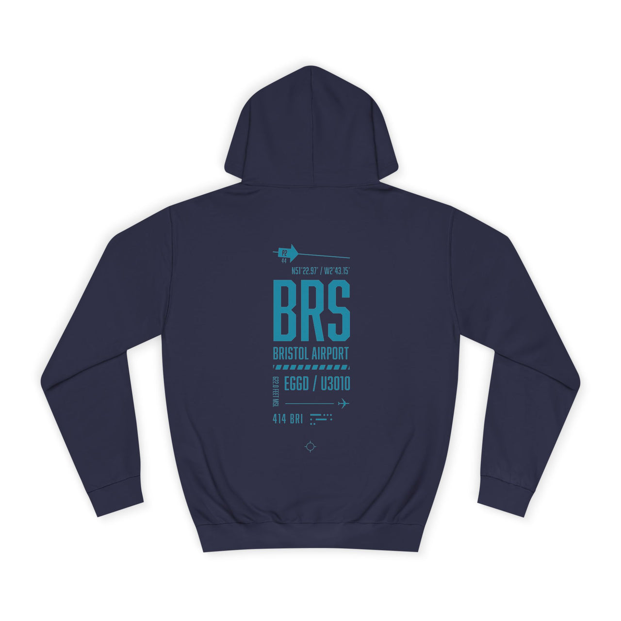 Bristol Airport -  Hoodie printed on back