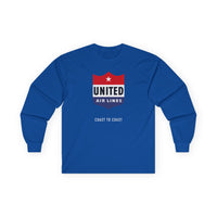 Thumbnail for United Airlines Vintage - Long-sleeve T-shirt