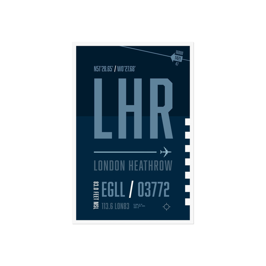 Heathrow Airport -  Fine Art Poster
