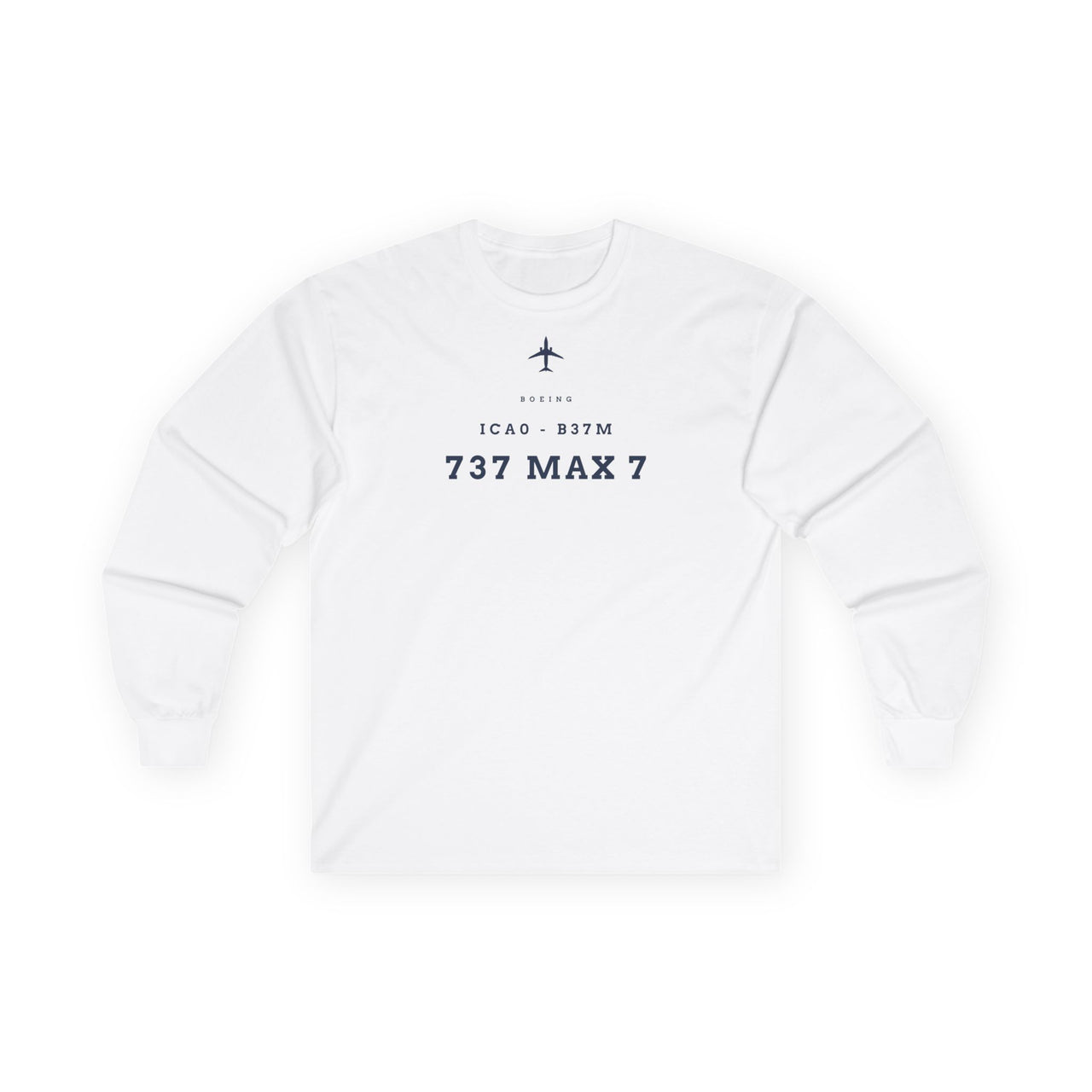 Boeing 737 Max 7 Designator - Long-sleeve T-shirt