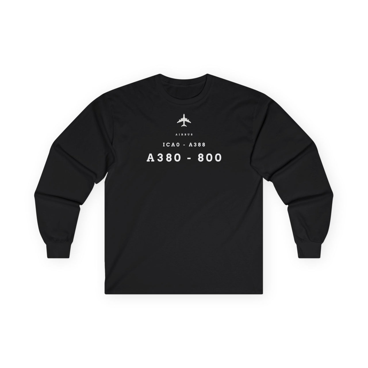 Airbus A380-800 Designator  - Long-sleeve T-shirt