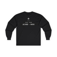 Thumbnail for Airbus A380-800 Designator  - Long-sleeve T-shirt
