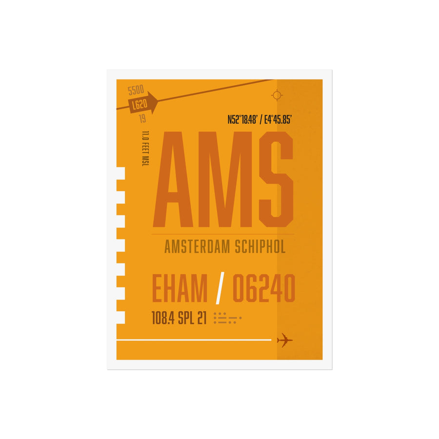 Amsterdam Schiphol -  Fine Art Poster