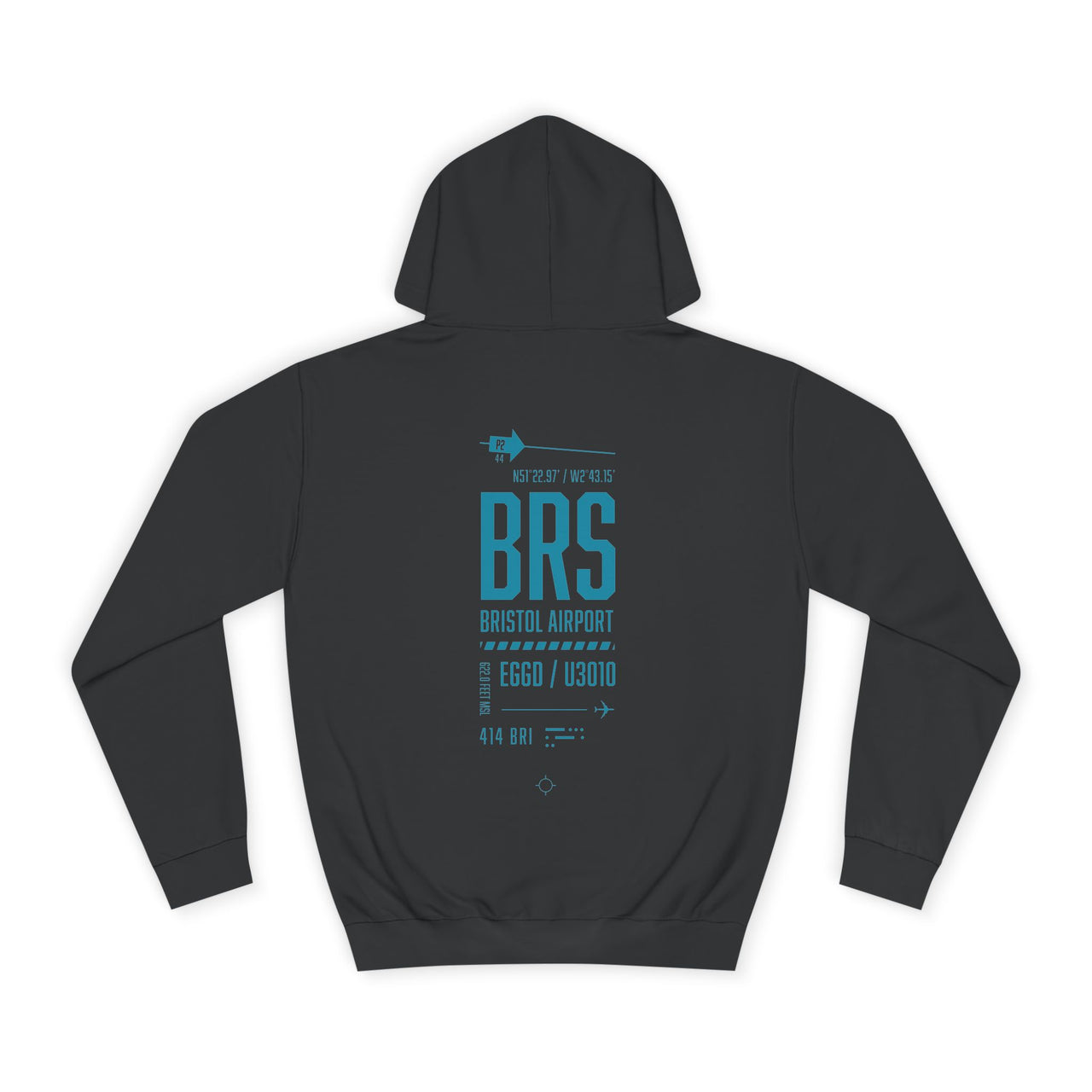 Bristol Airport -  Hoodie printed on back