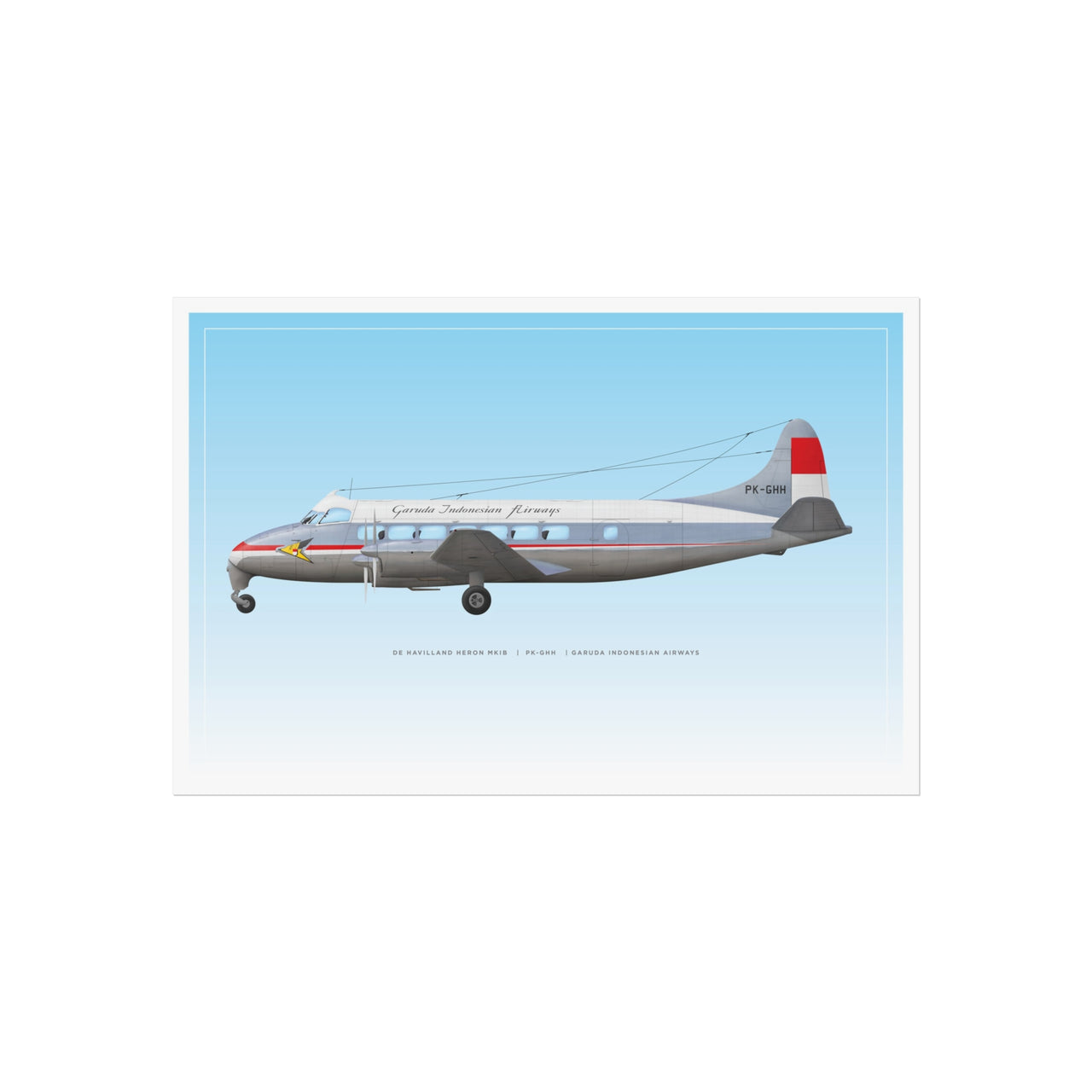 de Havilland Heron -  Fine Art Poster