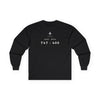 Boeing 747-400 Designator  - Long-sleeve T-shirt