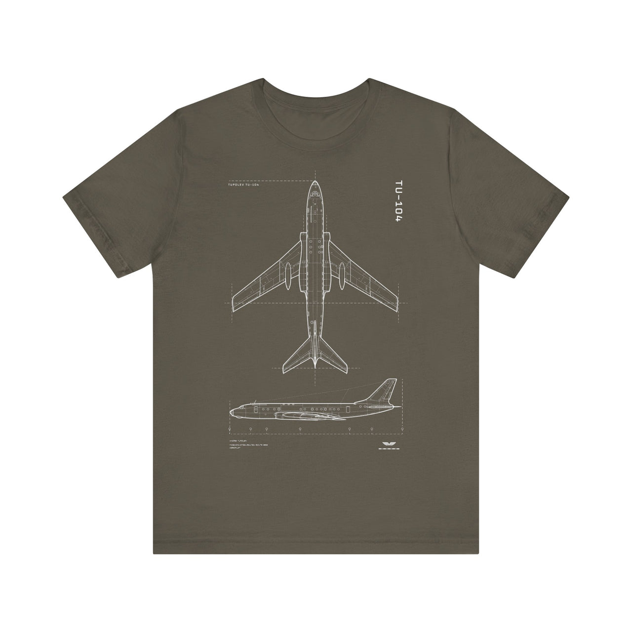 Tupolev Tu-104 - T-shirt