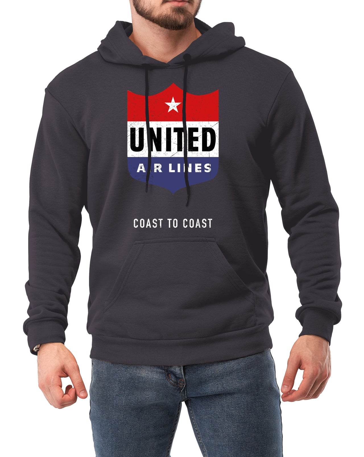 United Airlines Vintage - Hoodie