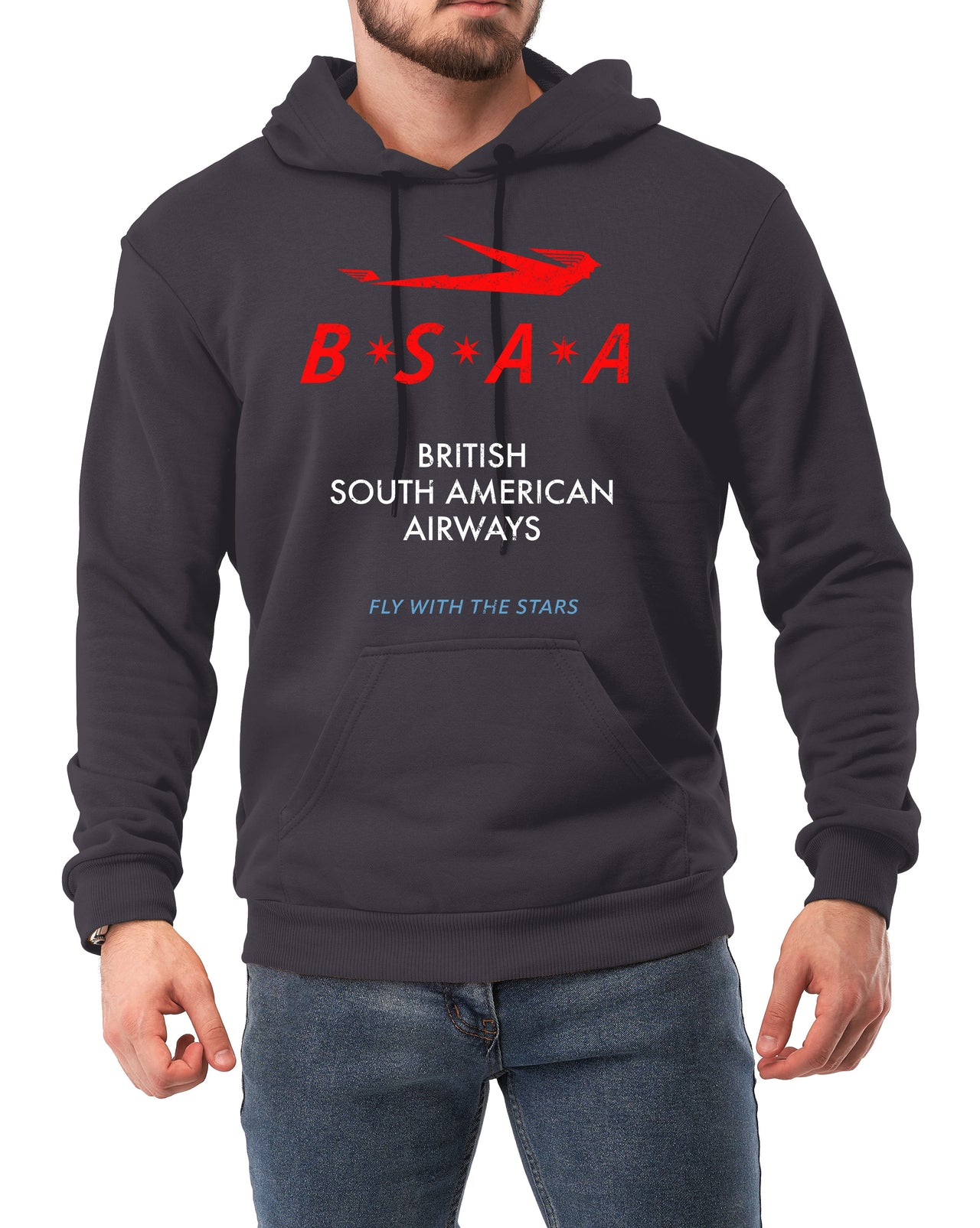 British South American Airways Vintage - Hoodie