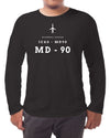 MD-90 Designator - Long-sleeve T-shirt