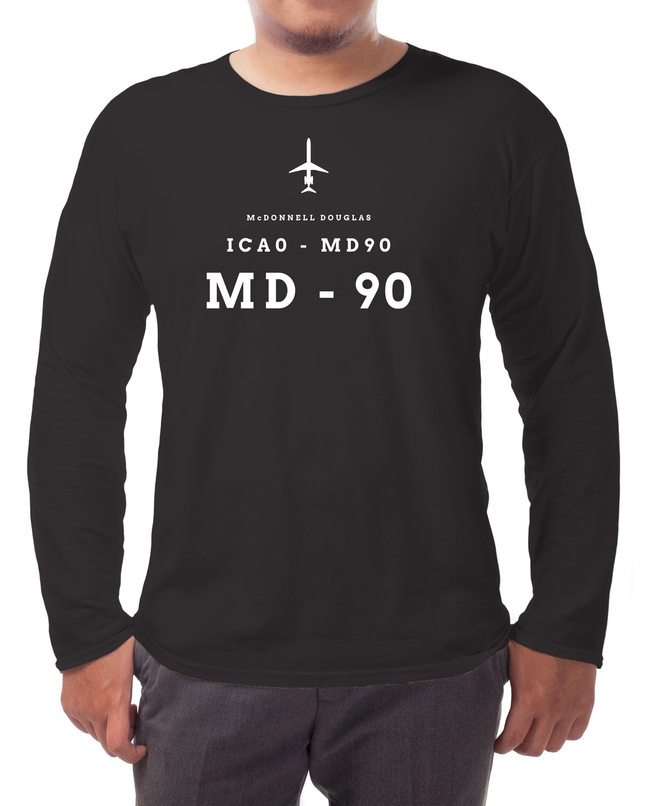 MD-90 Designator - Long-sleeve T-shirt