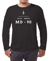 Thumbnail for MD-90 Designator - Long-sleeve T-shirt