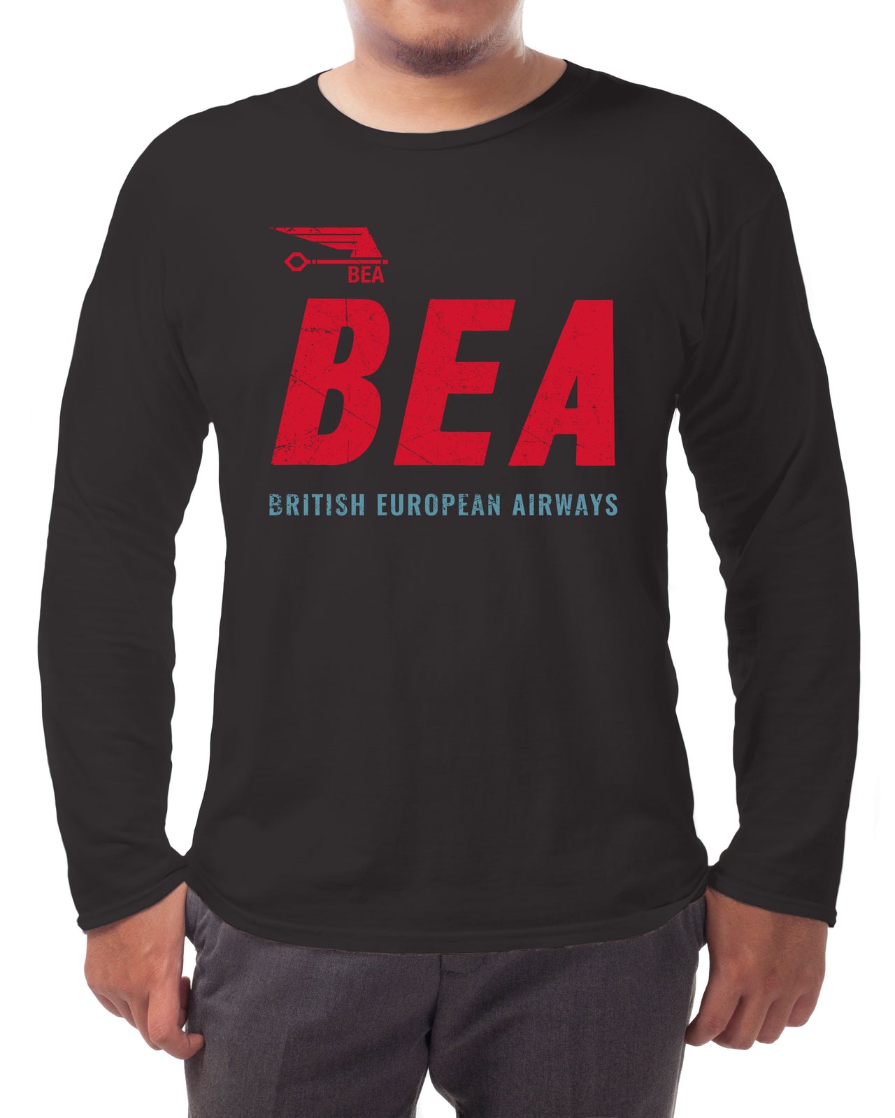 British European Airways Vintage - Long-sleeve T-shirt