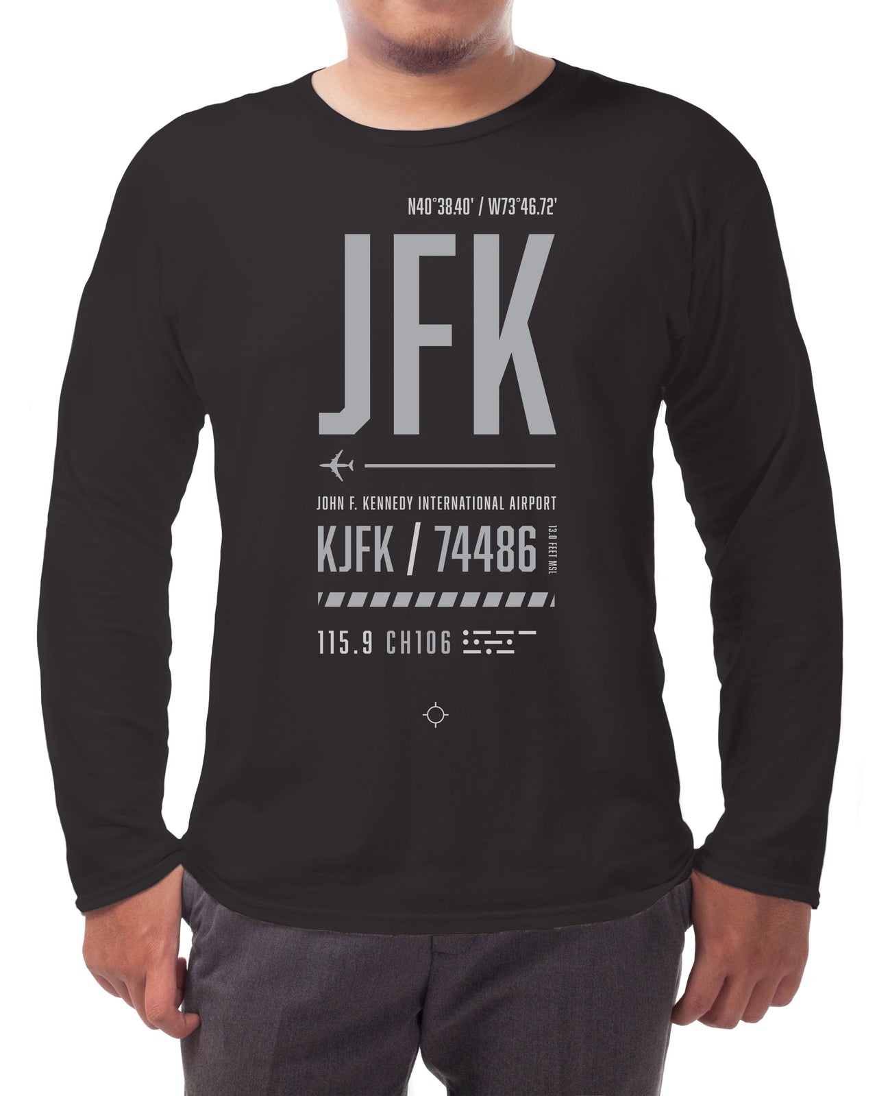 JFK International - Long-sleeve T-shirt