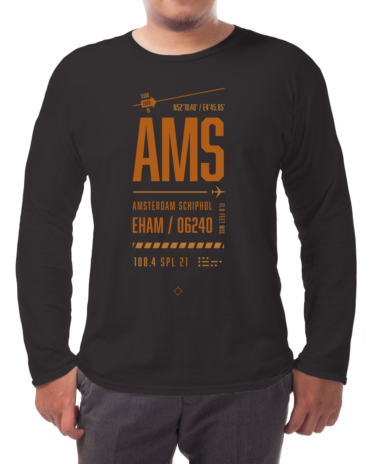 Amsterdam Schiphol - Long-sleeve T-shirt