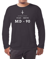 Thumbnail for MD-90 Designator - Long-sleeve T-shirt