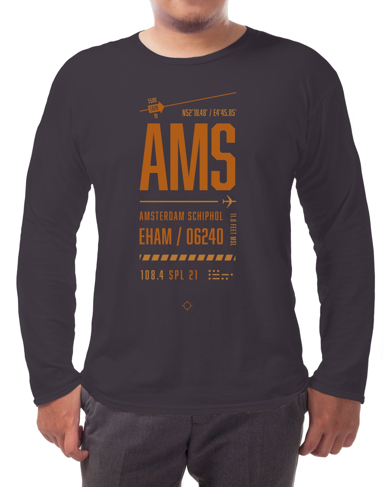 Amsterdam Schiphol - Long-sleeve T-shirt