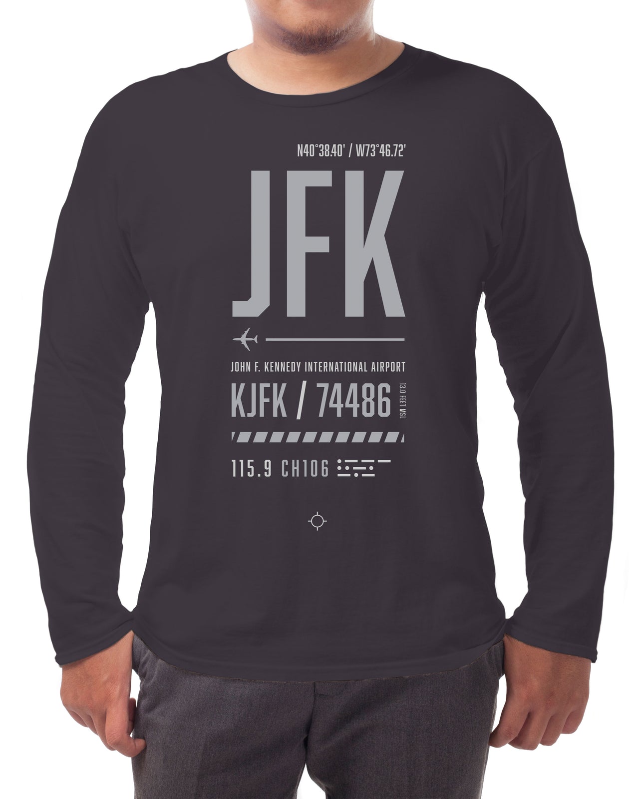 JFK International - Long-sleeve T-shirt