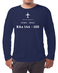 Thumbnail for BAe 146 Designator - Long-sleeve T-shirt