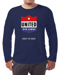 Thumbnail for United Airlines Vintage - Long-sleeve T-shirt