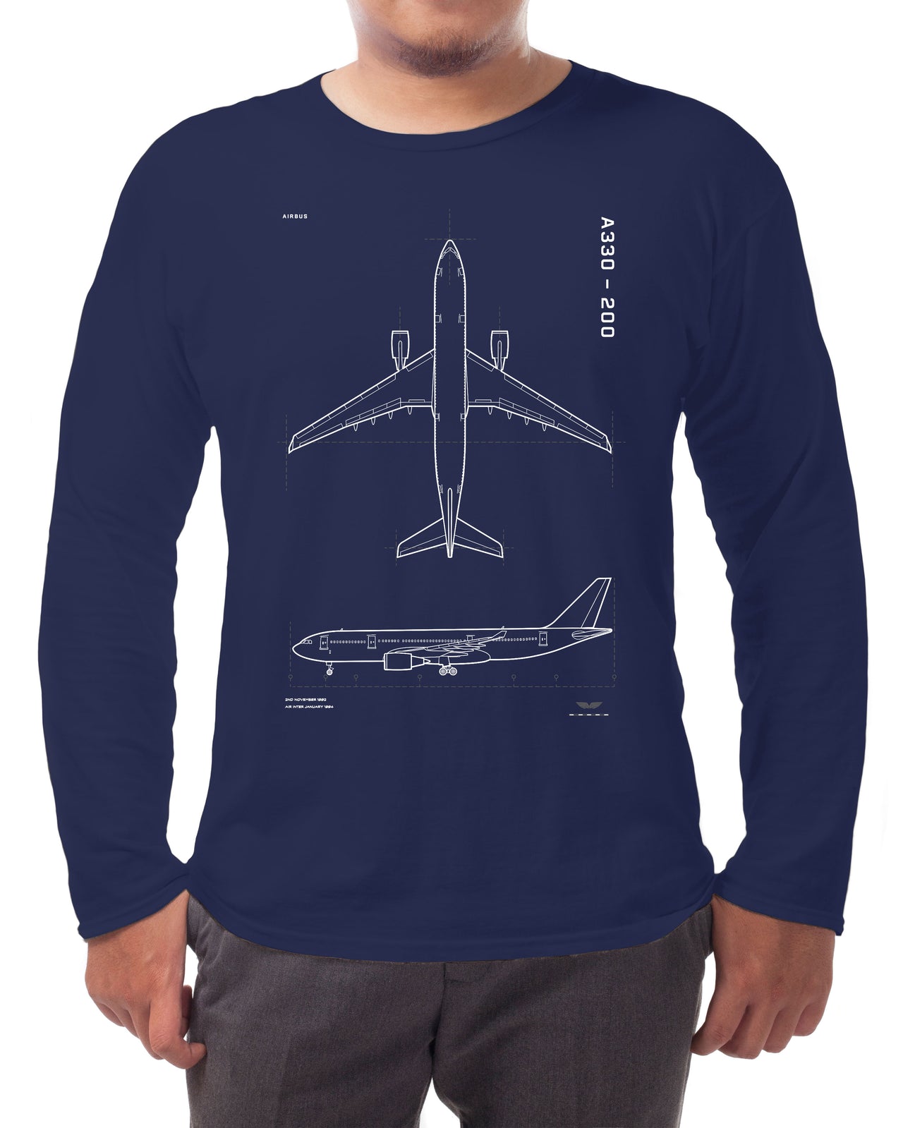 Airbus A330-200 - Long-sleeve T-shirt
