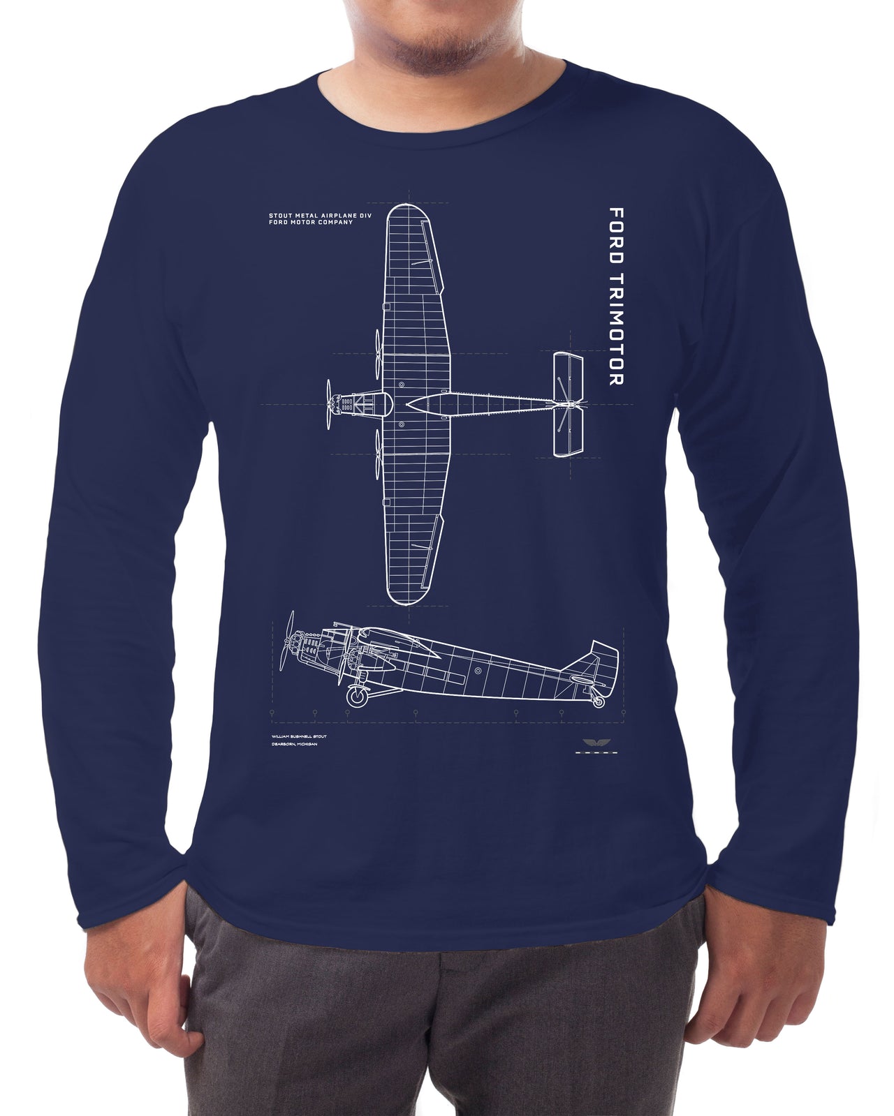 Ford Trimotor - Long-sleeve T-shirt