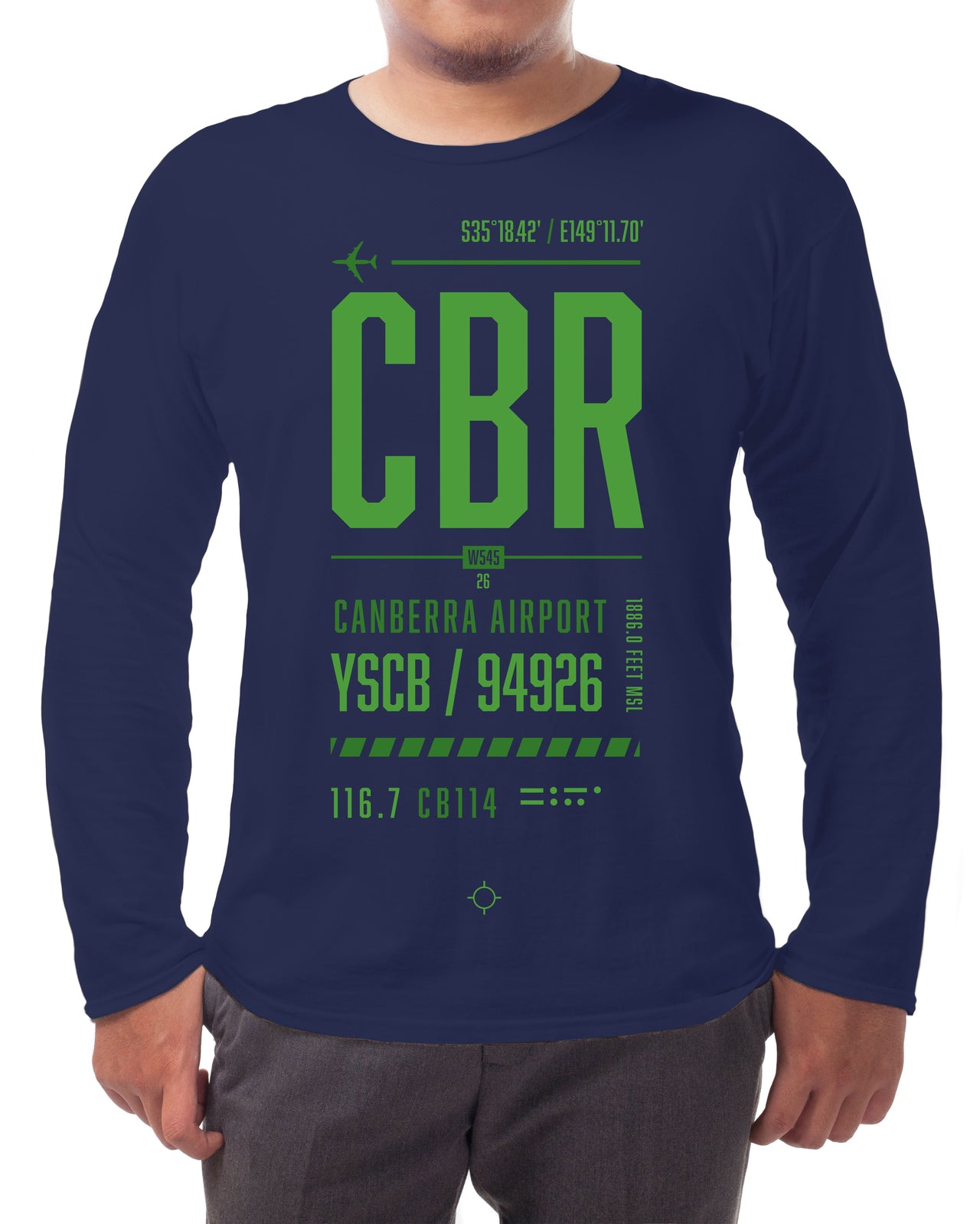 Canberra Airport - Long-sleeve T-shirt