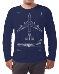 Thumbnail for Boeing 747 - Long-sleeve T-shirt